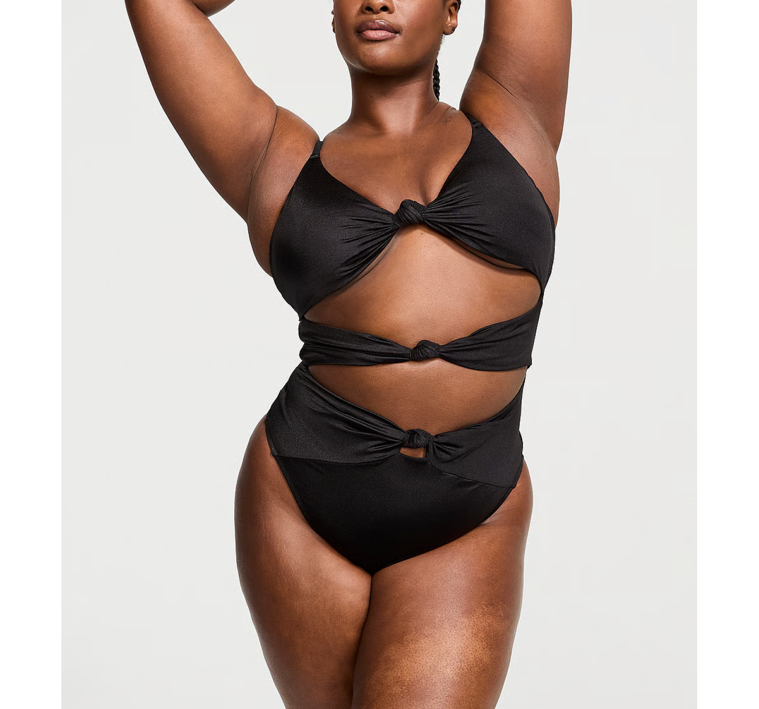 Купальник Knotted One-Piece Swimsuit Black