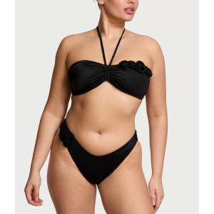 Купальник Rosette Bandeau Bikini Top Set Black
