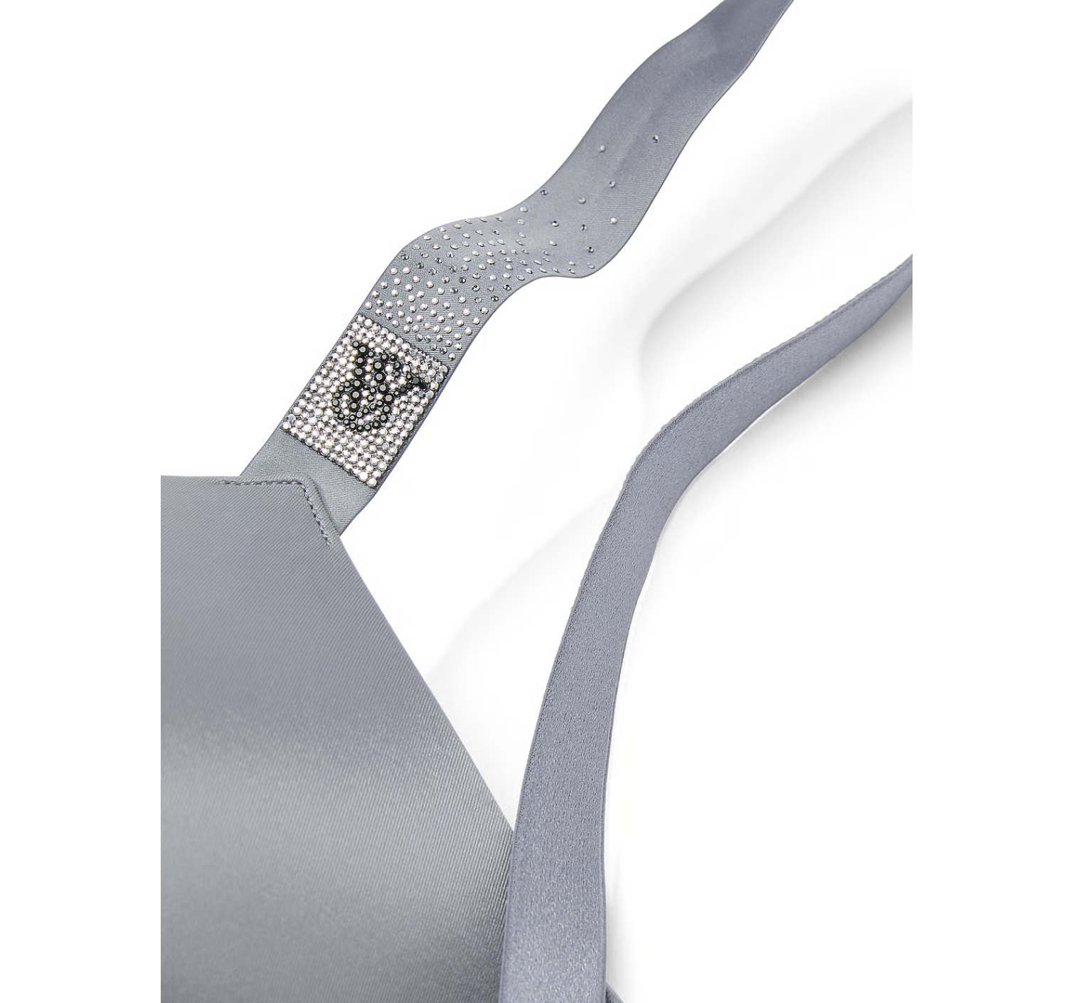 Комплект білизни Bombshell Add-2-Cups Scattered Shine Strap Push-Up Bra Set Asteroid Grey