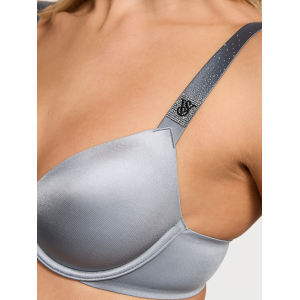 Комплект білизни Scattered Shine Strap Lightly Lined Low-Cut Demi Bra Set Asteroid Grey