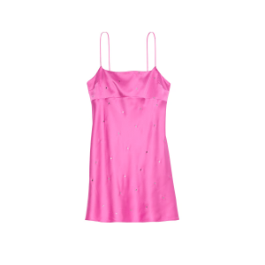 Пеньюар Glazed Satin Dew Drop Heart Slip Dress Peony