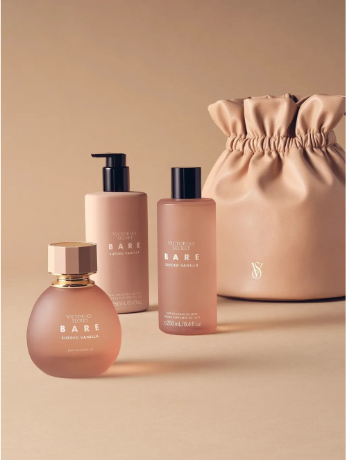 Лимитированный подарочный набор с косметичкой BARE Sueded Vanilla Gift Set