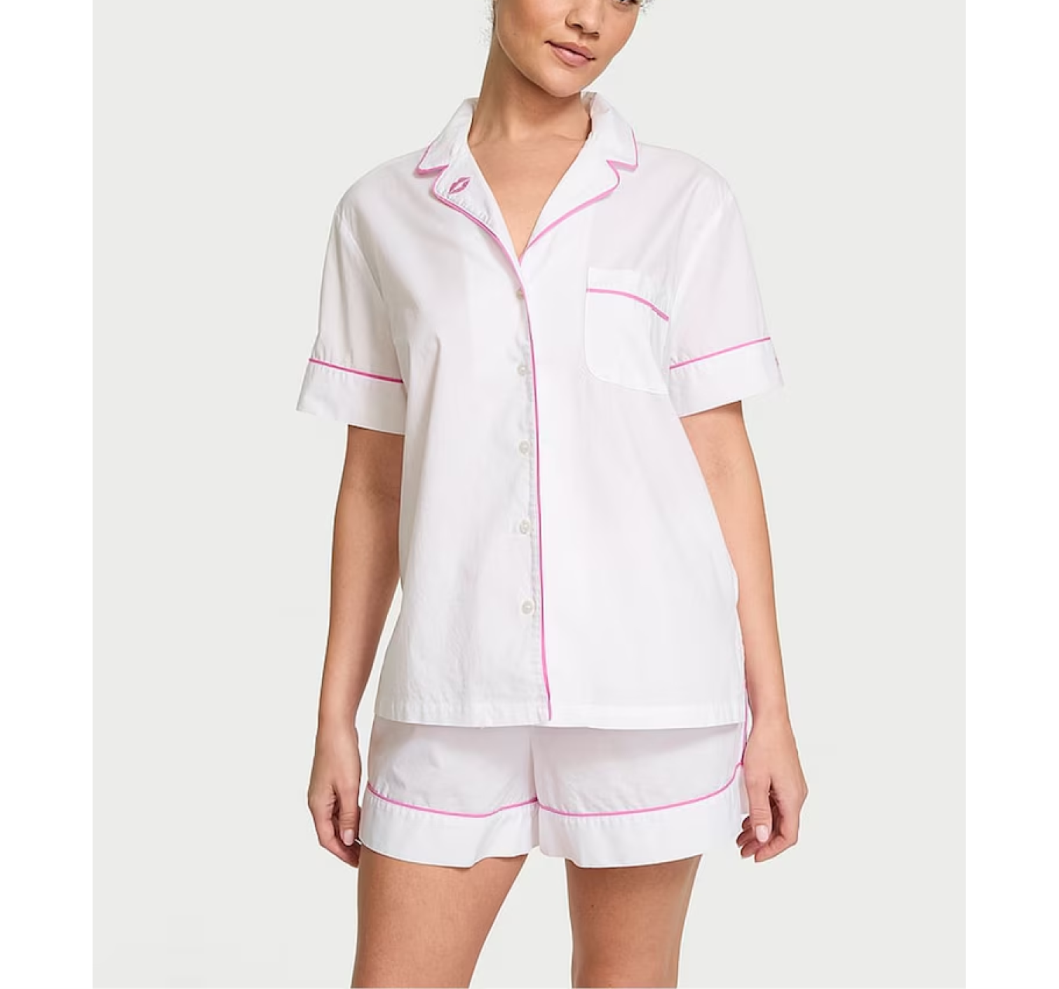 Піжама Cotton Short Pajama Set White