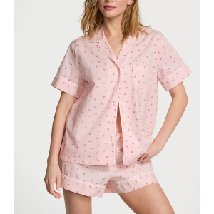 Піжама Heritage Cotton Short Pajama Set Pink