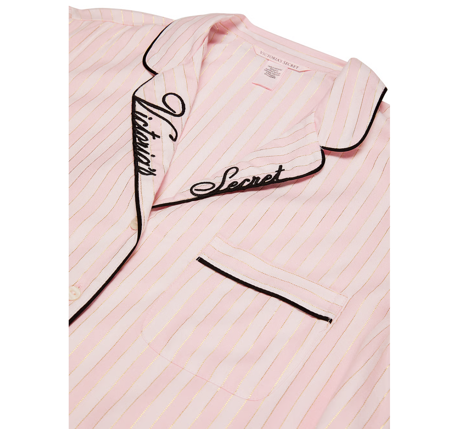 Піжама Flannel Long Pajama Set Pink Stripe Print