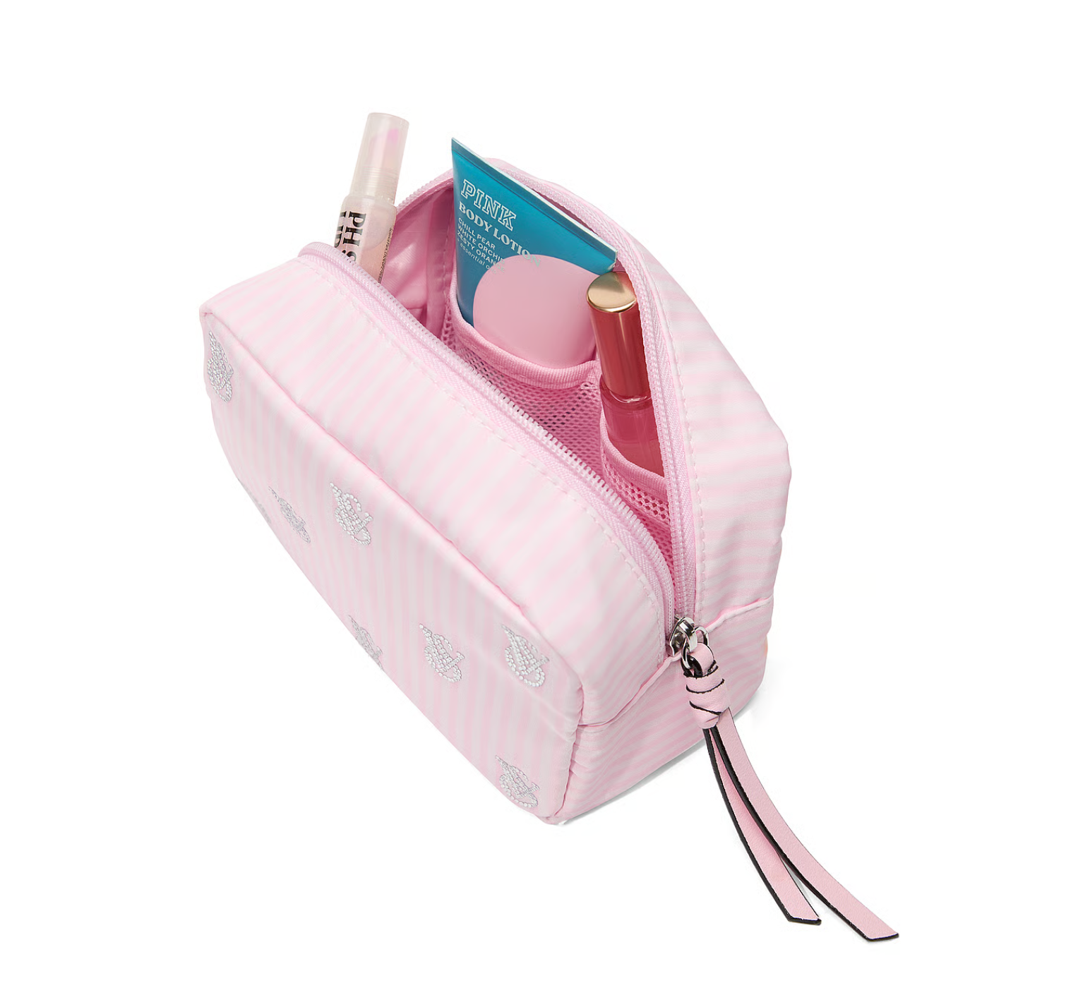 Косметичка Victoria's Secret Shine Logo Travel Makeup Bag