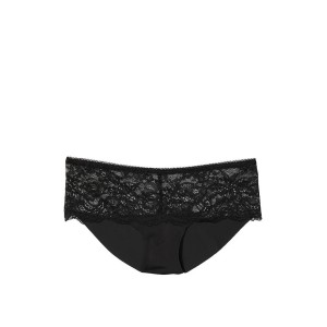 Трусики Victoria’s Secret хипгаггеры No Show Hiphugger Panty Black Lace
