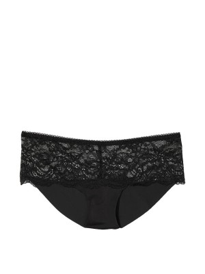 Трусики Victoria's Secret хіпгаґери No Show Hiphugger Panty Black Lace