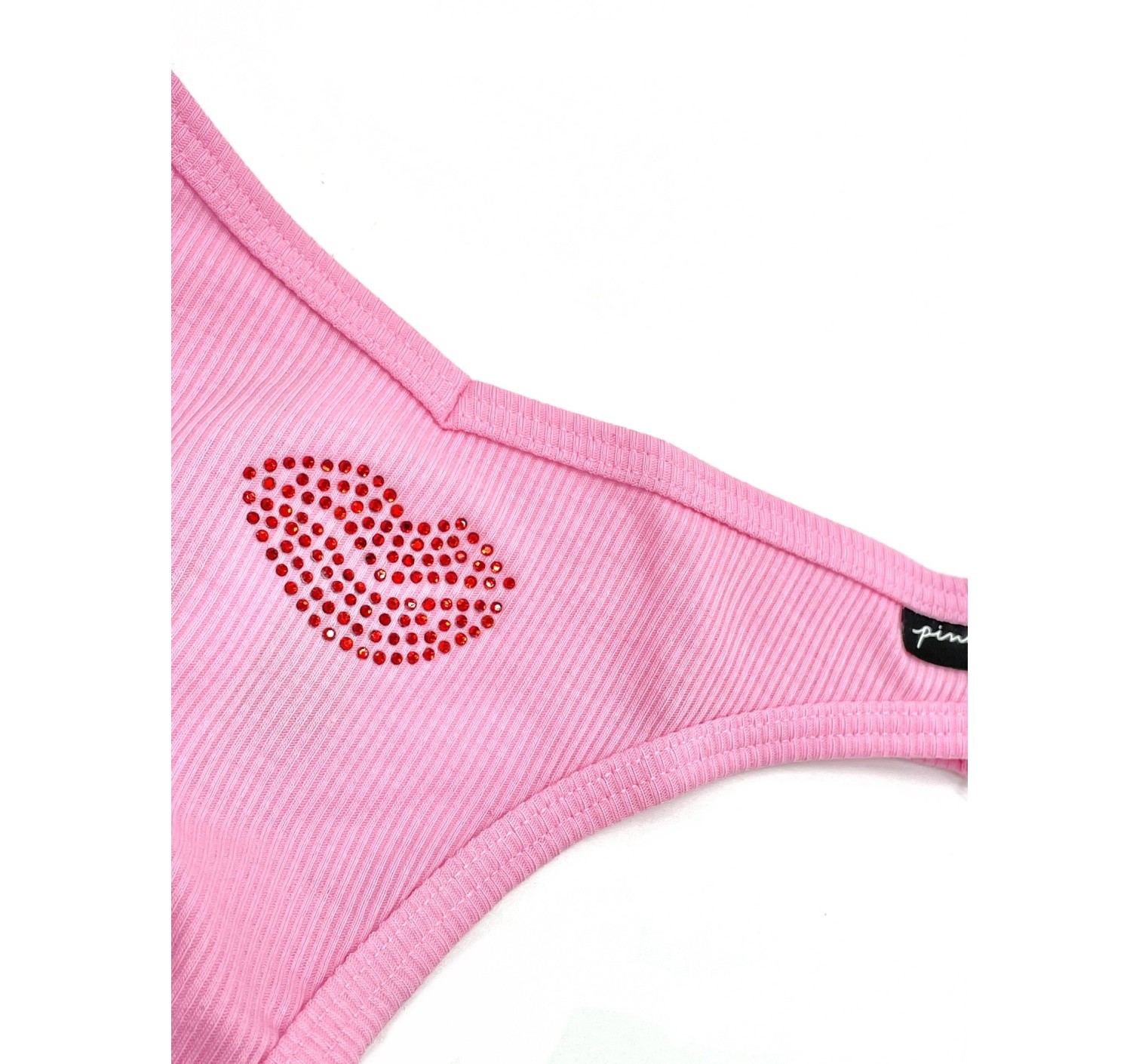Трусики стрінги Cotton Thong panty Red Lips