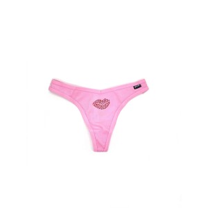 Трусики стрінги Cotton Thong panty Red Lips