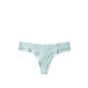 Трусики Victoria's Secret стрінги Logo Thong Panty Mint