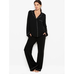 Пижама Victoria’s Secret Modal Long Pj Set Black Heavenly