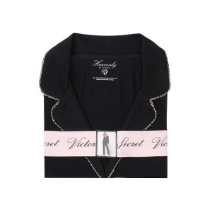 Пижама Victoria’s Secret Modal Long Pj Set Black Heavenly