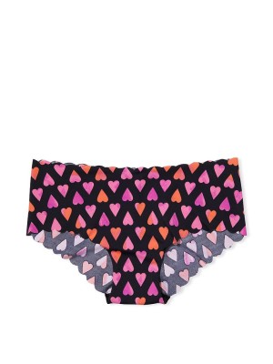 Бесшовные трусики Victoria’s Secret No show Hiphugger panty Pink Hearts