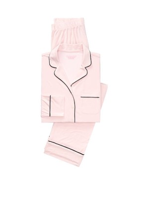 Пижама Victoria’s Secret Modal Long Pj Set Pink Heavenly 