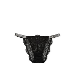 Трусики Very Sexy Shine Strap String Bikini panty Black Lace