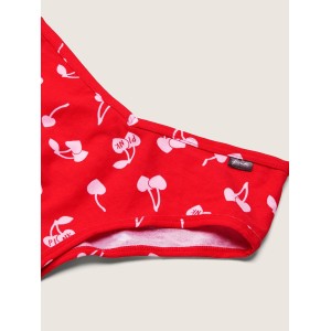 Трусики Victoria's Secret Cheekster panty logo PINK Red Cherry