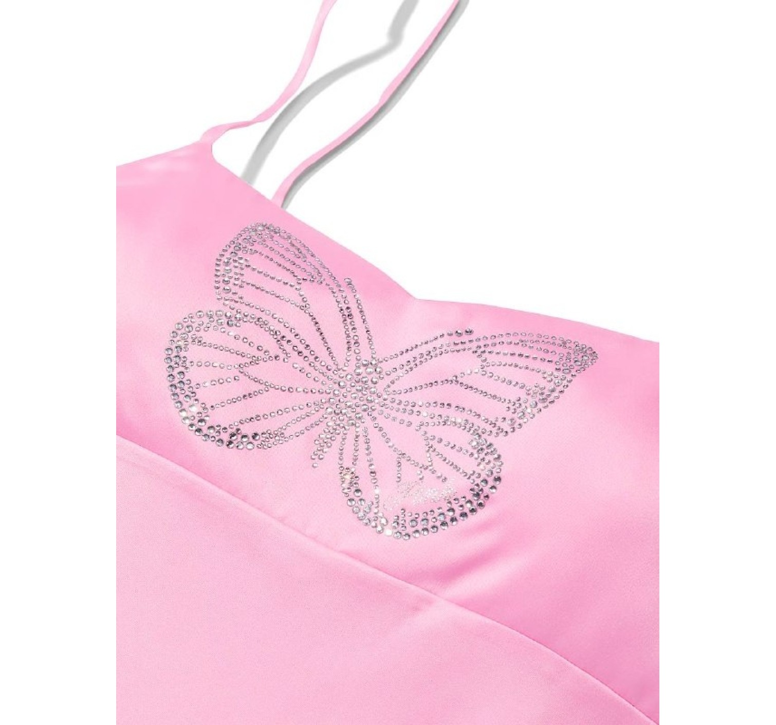 Пеньюар GRWPINK Satin Slip Dress Pink Lollipop