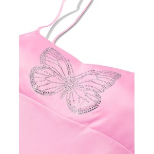 Пеньюар GRWPINK Satin Slip Dress Pink Lollipop