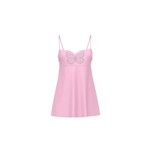 Пеньюар GRWPINK Satin Slip Dress Pink Lollipop