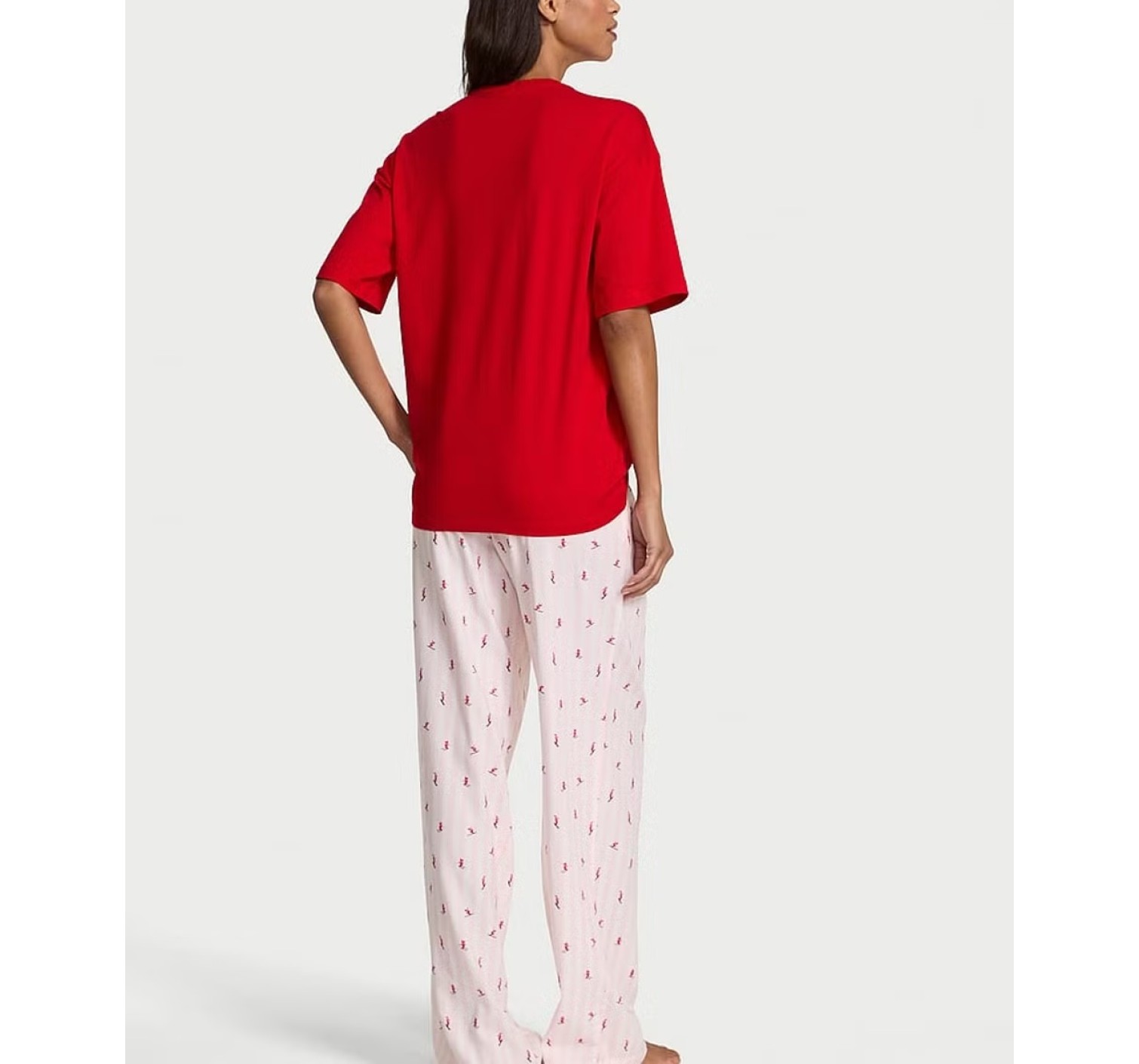 Піжама Cotton Flannel Tee-Jama Set Lipstick