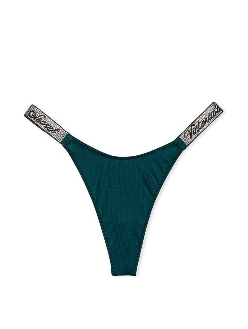 Трусики Very Sexy Shine Strap Thong Panty Deepest Green