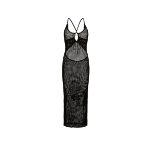 Туника Beachwear Crochet Keyhole Dress Pure Black