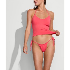 Купальник Triangle Top Side-Tie Itsy String Bikini Bottom Set Poppy