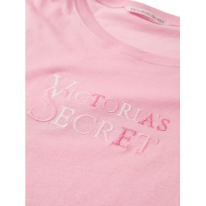 Піжама 100% Cotton Oversized Sleep Tee Victoria Pink
