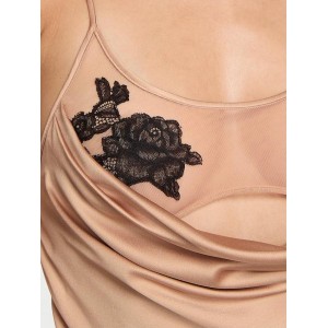 Пенюар Sheer Rose Satin Draped Mini Slip Praline купить оригинал в Киеве, цена в Украине — SecretAngeL❤️