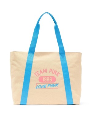 Сумка Canvas Varsity Tote Bag PINK 