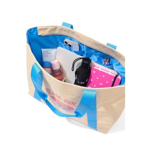 Сумка Canvas Varsity Tote Bag PINK 