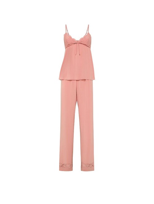 Піжама SoSoft Modal Lace-Trim Cami & Pants Set Blush Pink