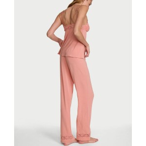 Пижама SoSoft Modal Lace-Trim Cami & Pants Set Blush Pink