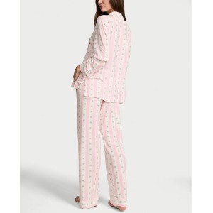 Пижама SoSoft Modal Long Pajama Set Pretty Blossom Palm Tree Stripes