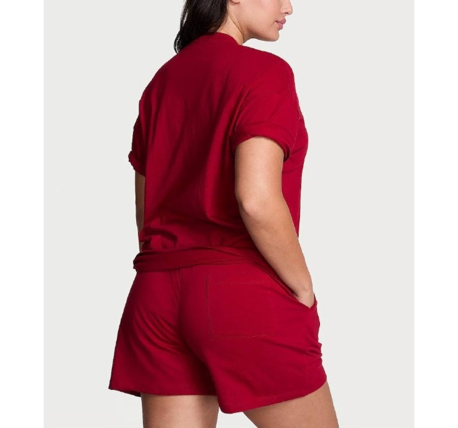 Піжама Cotton Short Pajama Set Bling Patch Red Lacquer 