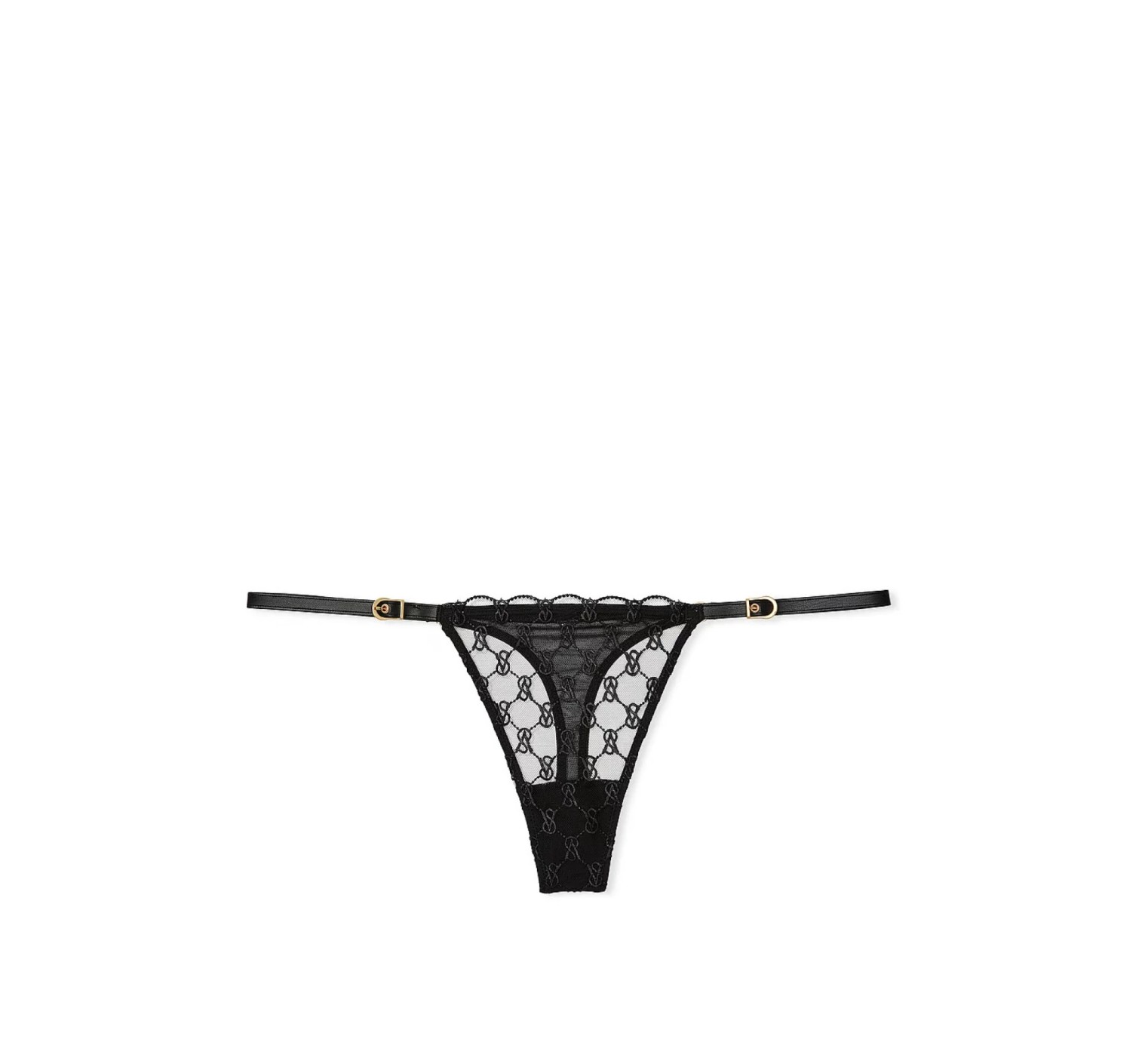 Комплект білизни Logo Lace Open-Cup Demi Bra Black Set