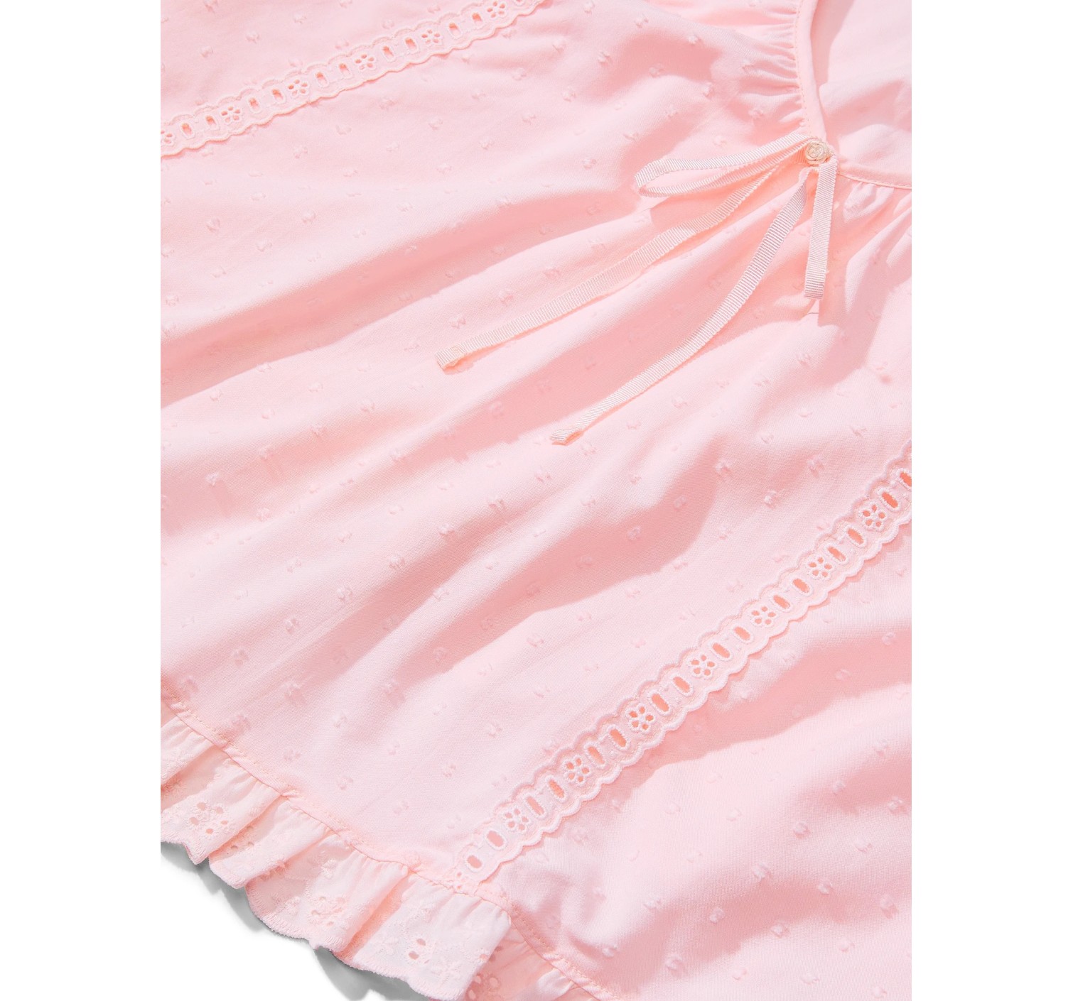 Пижама Cotton Dream Puff-Sleeve Short Pajama Set Angel Pink