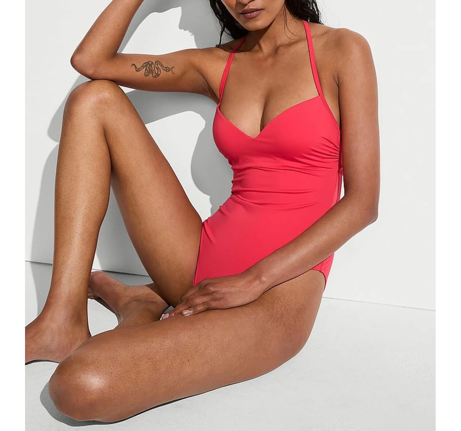 Купальник Essential Push-Up Cheeky One-Piece Swimsuit Pink Island