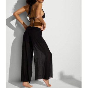 Комплект топ+штаны Beachwear Mesh Cowl-Neck Halter Top Foldover Pants Set  купить оригинал в Киеве, цена в Украине — SecretAngeL❤️