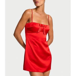 Пенюар Twinkle Bow Satin Mini Slip Dress купить оригинал в Киеве, цена в Украине — SecretAngeL❤️