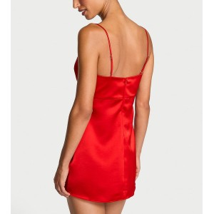 Пенюар Twinkle Bow Satin Mini Slip Dress купить оригинал в Киеве, цена в Украине — SecretAngeL❤️