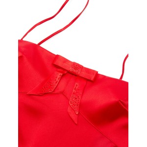 Пенюар Twinkle Bow Satin Mini Slip Dress купить оригинал в Киеве, цена в Украине — SecretAngeL❤️