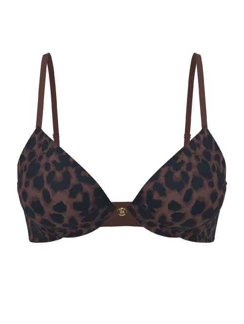 Бюстгальтер Smooth Push-Up Bra Leopard