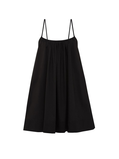 Платье Beachwear Poplin Trapeze Mini Dress Black