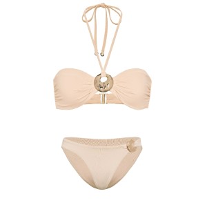 Купальник Hammered Hardware Halter Bandeau Top Bikini Bottom Marzipan купить оригинал в Киеве, цена в Украине — SecretAngeL❤️