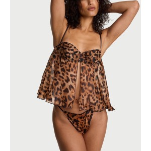 Пенюар Geo Leo Chiffon Flyaway Cami Babydoll Set купить оригинал в Киеве, цена в Украине — SecretAngeL❤️