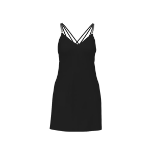Пеньюар Victoria's Secret Scattered Shine Strap Satin Strappy-Back Slip Black