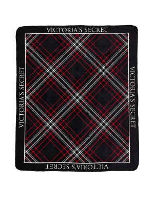 Плед Cozy-Fleece Blanket Plaid Black