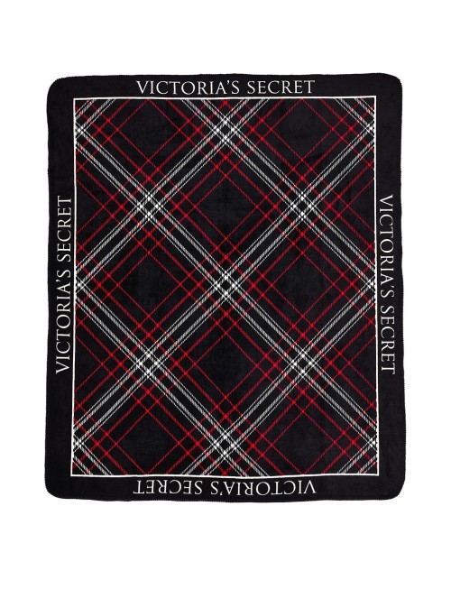 Плед Cozy-Fleece Blanket Plaid Black